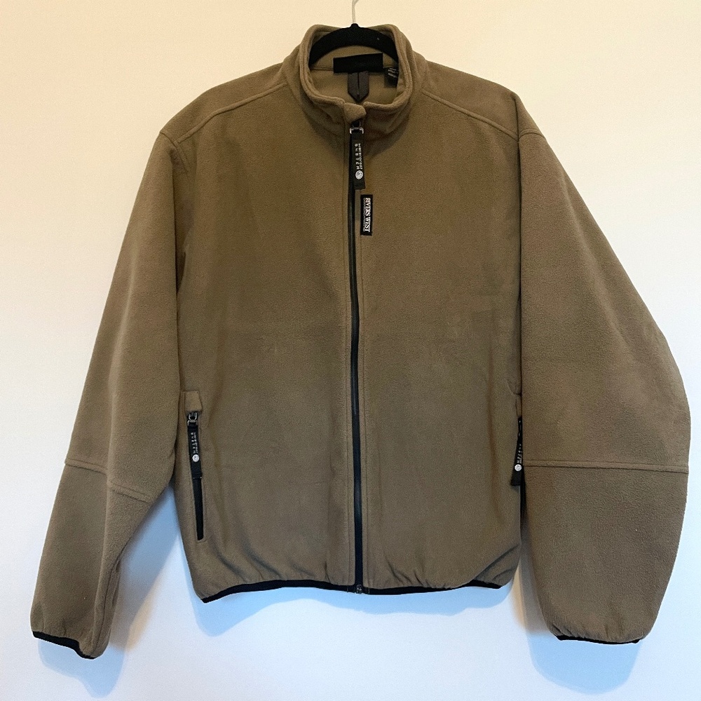 Rivers West H2P Fleece Jacket Mens M Outdoor Hunting Performance Full Zip Gorp